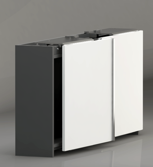 COPLANAR 8888 - SÜRME SİSTEMİ 2 KAPAK SET 1600 MM - SETBOX