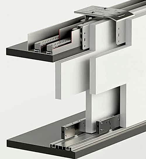 SÜRME GARDROP SİSTEMİ 2 KAPAK SET