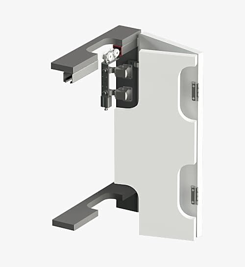 WINGSLIDE 7441 - 40 KG KATLANIR KAPAK SİSTEMİ - ALT KLAVUZ YOK