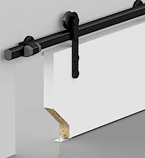 BARNDOOR 8800 - SÜRME KAPI SİSTEMİ - SETBOX 1700 MM - SİYAH