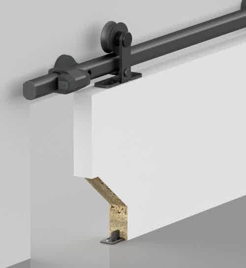 60 KG ÜSTTEN ASKI AHŞAP SÜRME KAPI SİSTEMİ