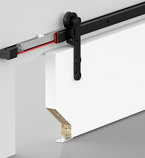 BARNDOOR 8820 - SÜRME KAPI SİSTEMİ - SETBOX 1700 MM - SİYAH