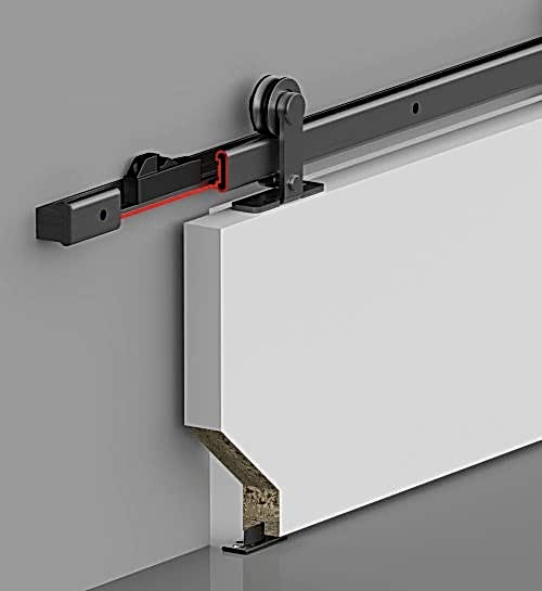 BARNDOOR 8831 - SÜRME KAPI SİSTEMİ - SETBOX 1700 MM - SİYAH