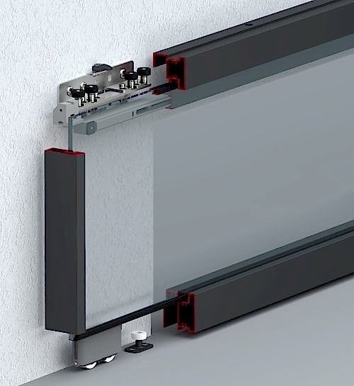 DOORSLIDE - SÜRME KAPI SİSTEMİ - SETBOX 1200 MM