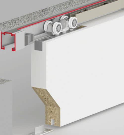 DOORSLIDE 9085 - 120 KG ÇİFT YÖNE SFT SÜRME KAPI SİSTEMİ