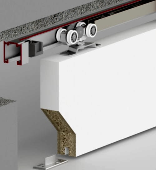 DOORSLIDE 9090 - 120 KG ÇİFT YÖNE SFT SÜRME KAPI SİSTEMİ