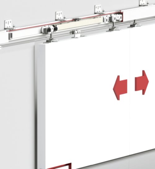 DOORSYNC 9880 - 120 KG ÇİFT YÖNE SFT HALATLI SÜRME KAPI SİSTEMİ