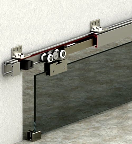 40 KG ÇİFT YÖNE SFT SÜRME CAM KAPI SİSTEMİ