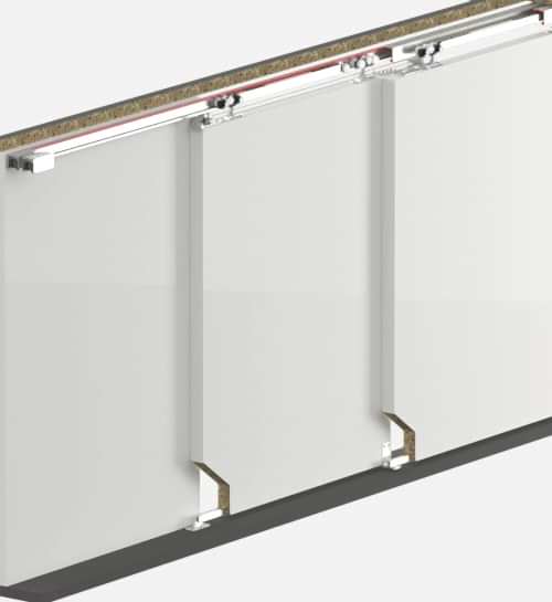 MULTIDOOR 502 - 120 KG SFT TELESKOPİK SÜRME SİSTEM 2+1 KAPI