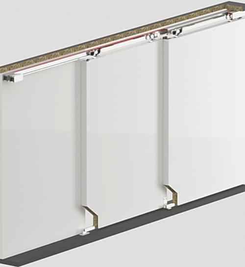 MULTIDOOR 552 - 120 KG SFT HALATLI TELESKOPİK SÜRME SİSTEM 2+1 KAPI