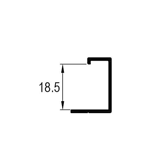 M50 1420 - E-ALUM.PROF - 1000 MM - PARLAK