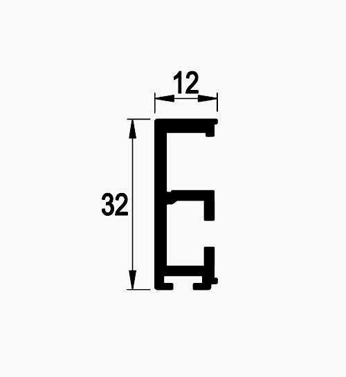 M50 1500 - E-ALUM.PROF - 1000 MM - M.ELOKSAL