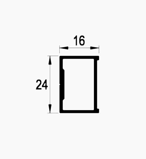 M50 1503 - E-ALUM.PROF - 1000 MM - M.ELOKSAL