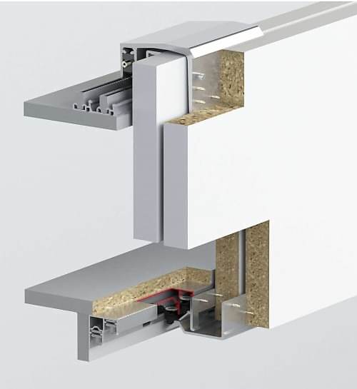 TOPSLIDE 8233 - 100 KG SÜRME GARDROP SİSTEMİ 3 KAPAK SET 18-30 MM