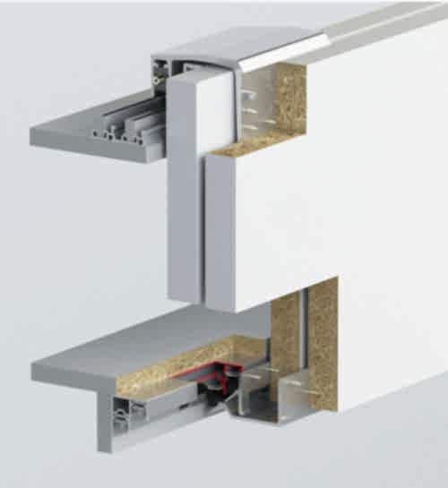 TOPSLIDE 8240 - 100 KG SÜRME GARDROP SİSTEMİ 2 KAPAK SET 30-40 MM