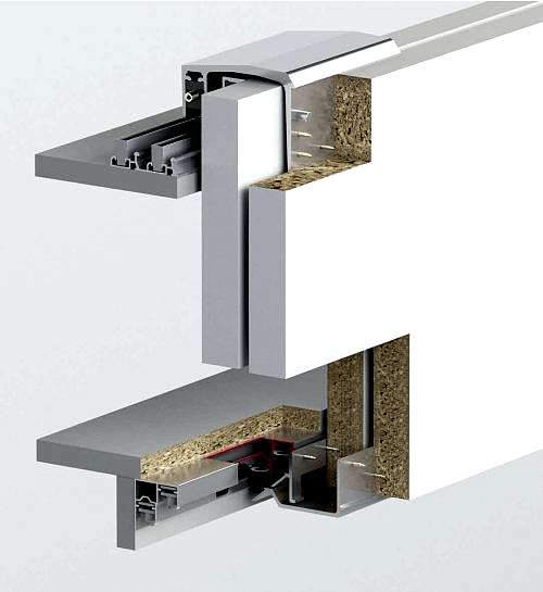 TOPSLIDE 8250 - 100 KG SÜRME GARDROP SİSTEMİ 2 KAPAK SET 40-50 MM