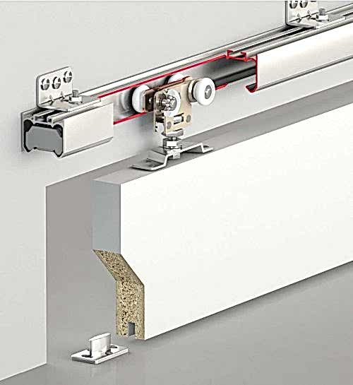 DOORSLIDE 7099 - 80 KG AYARLI SÜRME KAPI SİSTEMİ - RULMANLI