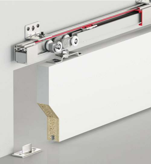 DOORSLIDE 9020 - 40 KG YAVAŞLATICILI SÜRME KAPI SİSTEMİ - MİN.450 MM
