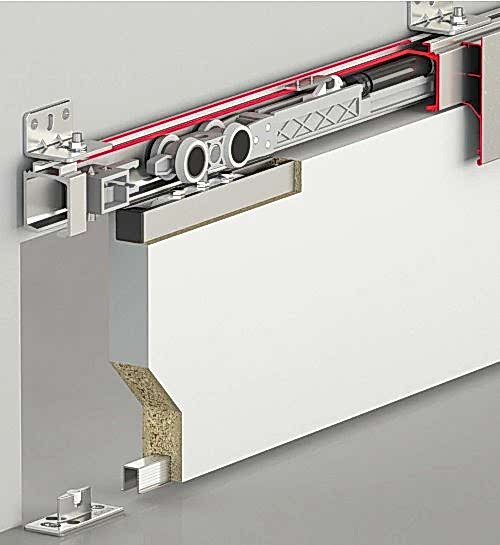 DOORSLIDE 9706 - 120 KG TEK YÖNE SFT SÜRME KAPI SİSTEMİ