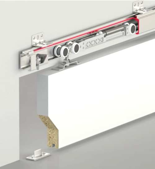 DOORSLIDE 9720 - 120 KG ÇİFT YÖNE SFT SÜRME KAPI SİSTEMİ
