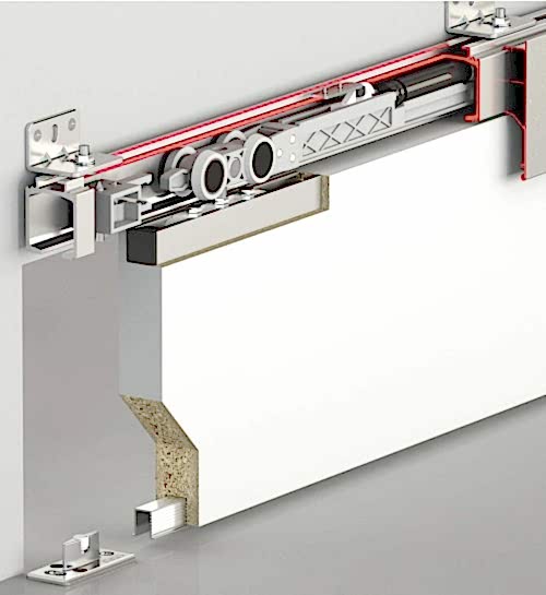 DOORSLIDE 9725 - 120 KG ÇİFT YÖNE SFT SÜRME KAPI SİSTEMİ