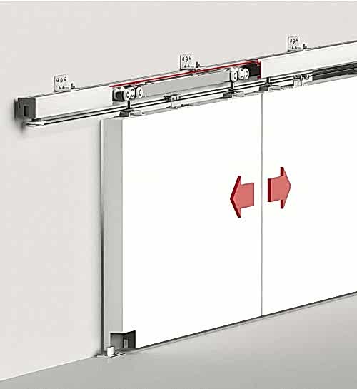 DOORSYNC 9840 - 40 KG ÇİFT YÖNE SFT HALATLI SÜRME KAPI SİST.MİN.450 MM