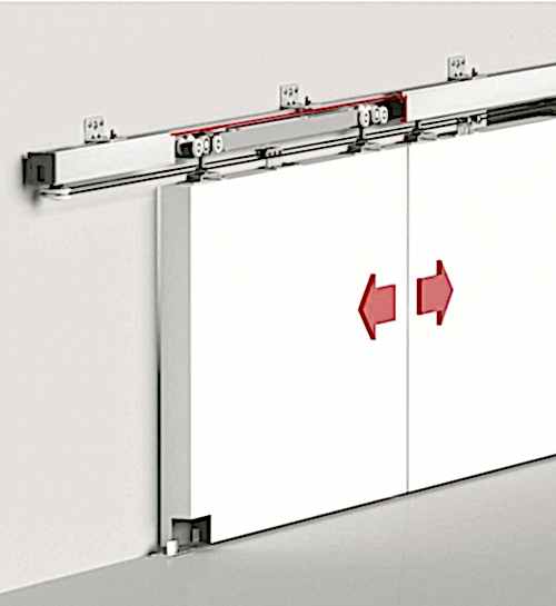 DOORSYNC 9850 - 60 KG ÇİFT YÖNE SFT HALATLI SÜRME KAPI SİST.MIN.610 MM