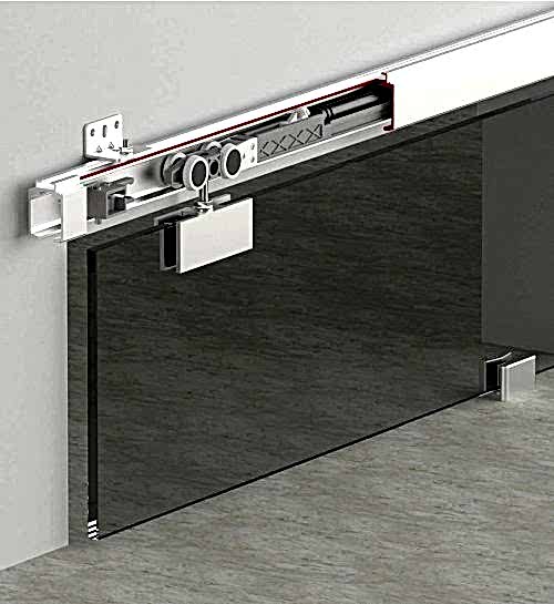 GLASSDOOR 9901 - 120 KG TEK YÖNE SFT SÜRME CAM KAPI SİSTEMİ