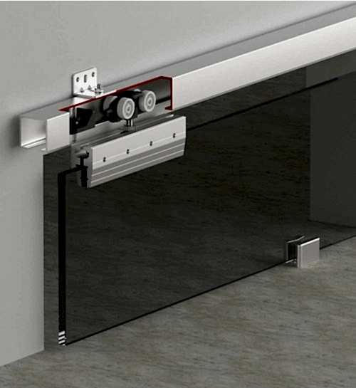 GLASSDOOR 9910 - 80 KG AYARLI SÜRME CAM KAPI SİSTEMİ