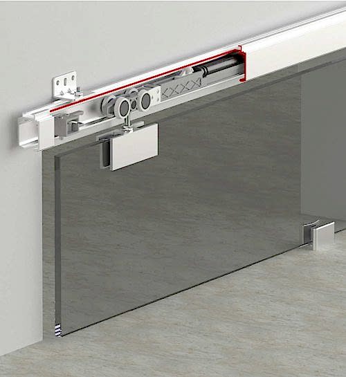 GLASSDOOR 9921 - 120 KG ÇİFT YÖNE SFT SÜRME CAM KAPI SİSTEMİ