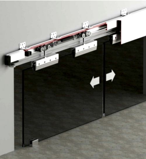 DOORSYNC 9935 - 60 KG HALATLI SÜRME CAM KAPI SİSTEMİ