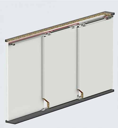 MULTIDOOR 402 - 60 KG SFT TELESKOPİK SÜRME SİSTEM 2+1 KAPI