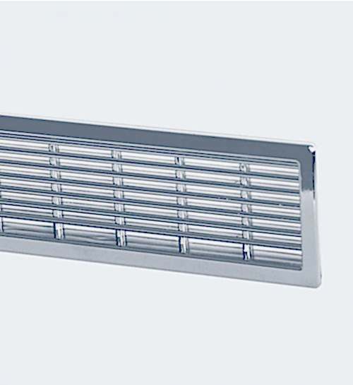 M41 0640 001 - PLASTİK MENFEZ 35 MM X 164 MM - KROM