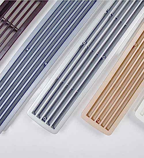 M41 0680 004 - PLASTİK MENFEZ 76 MM X 430 MM - GRİ